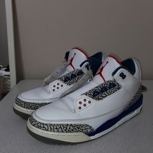 Nike Air Jordan 3 true blue size 14